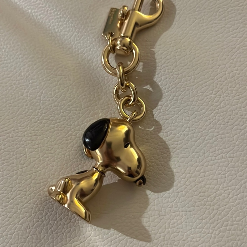 Snoopy Coach bag charm